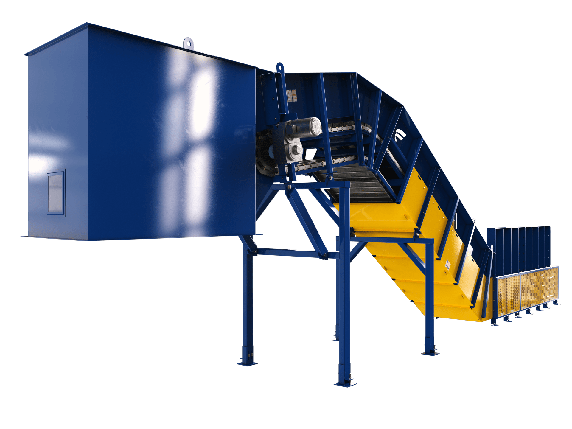 Roller Chain Belt Conveyor Systems - Fluent Conveyors